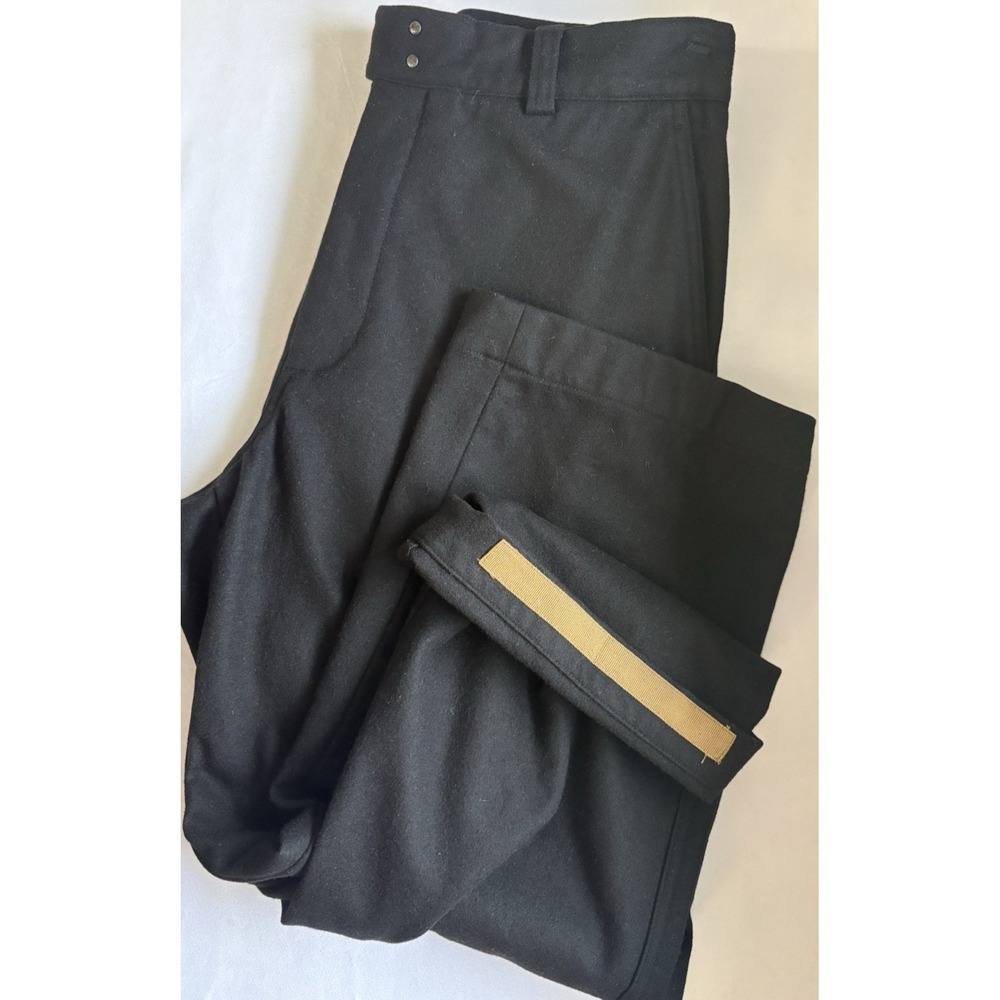 VTG Y2K Banana Republic Mens 36x30 Dress Pants Wool Nylon Military Grunge